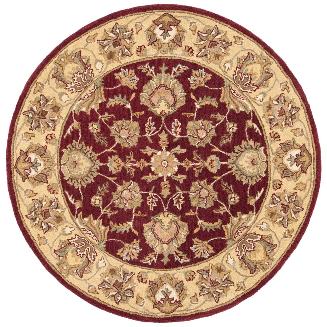 SAFAVIEH Heritage HG343C Handmade Red / Gold Rug Image 1