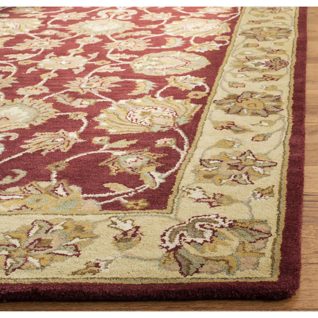 SAFAVIEH Heritage HG343C Handmade Red / Gold Rug Image 6