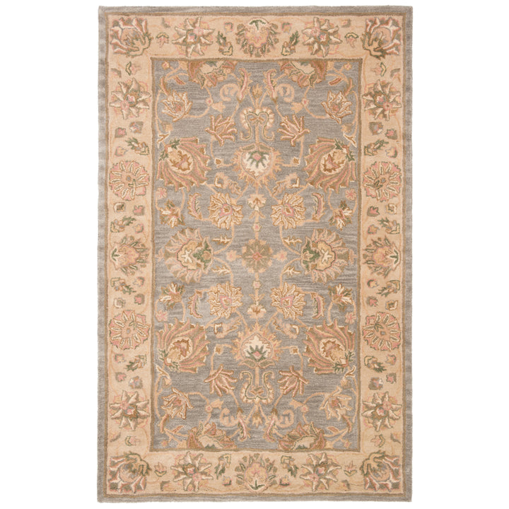 SAFAVIEH Heritage HG343B Handmade Blue / Beige Rug Image 6