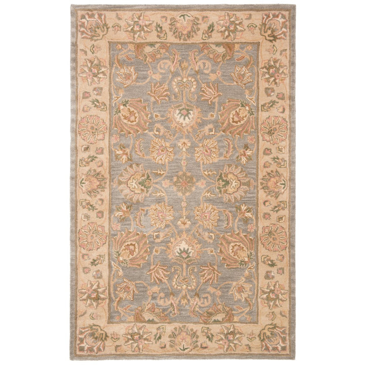 SAFAVIEH Heritage HG343B Handmade Blue / Beige Rug Image 1