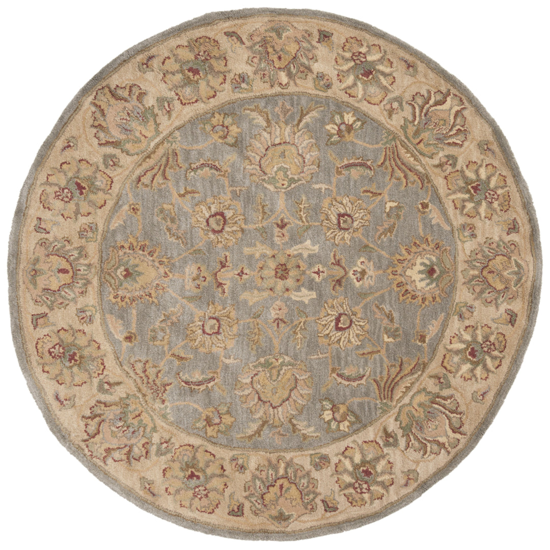 SAFAVIEH Heritage HG343B Handmade Blue / Beige Rug Image 7