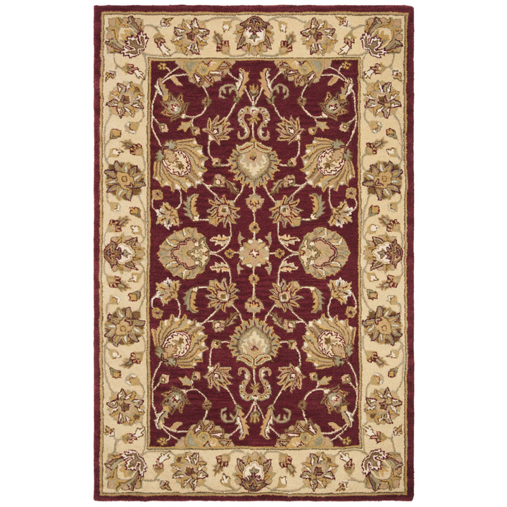 SAFAVIEH Heritage HG343C Handmade Red / Gold Rug Image 10