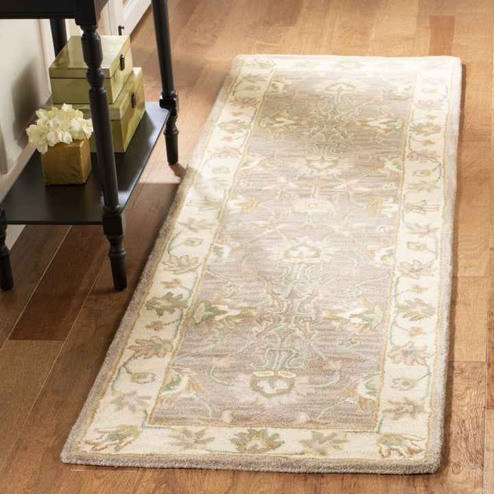 SAFAVIEH Heritage HG343K Handmade Brown / Ivory Rug Image 3