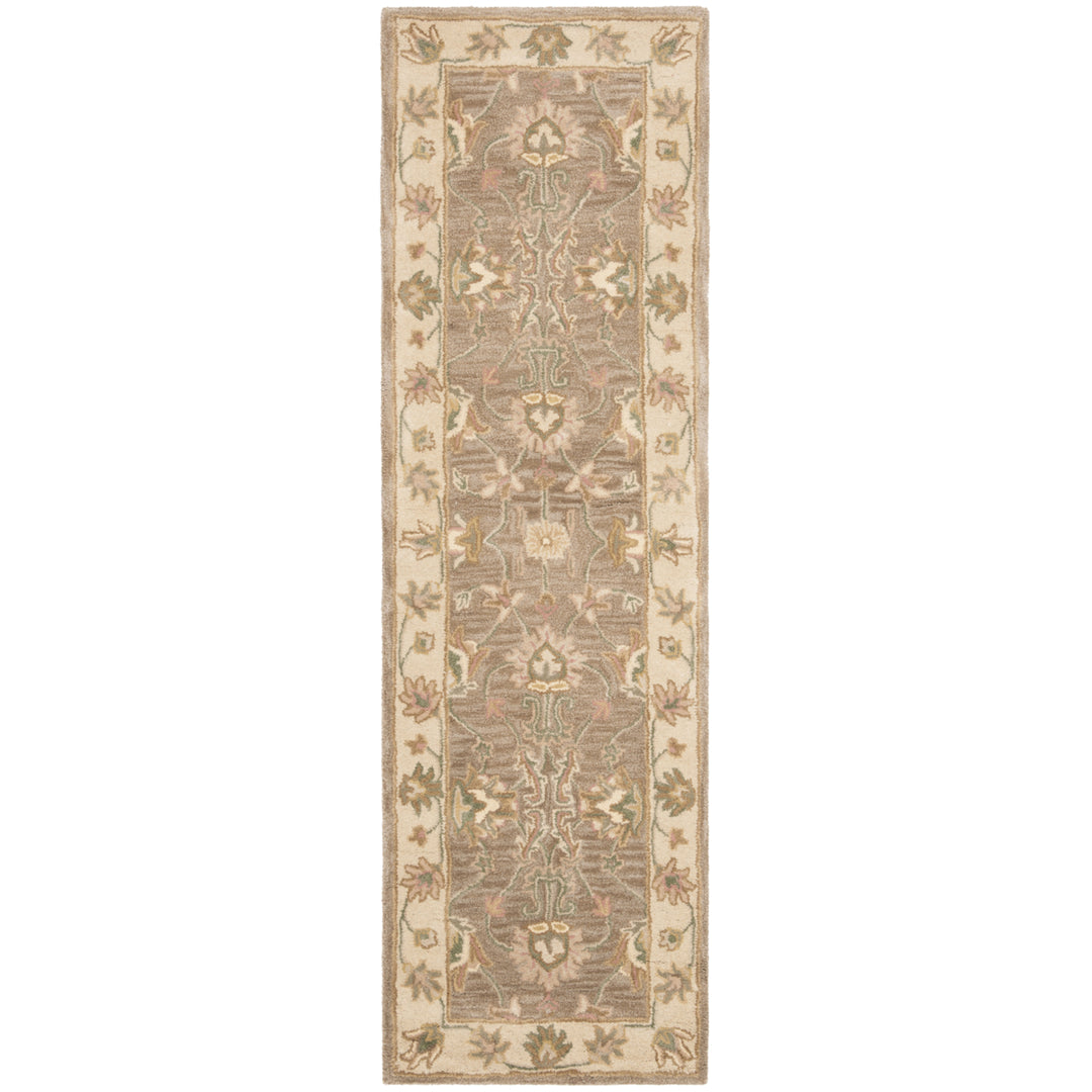 SAFAVIEH Heritage HG343K Handmade Brown / Ivory Rug Image 5