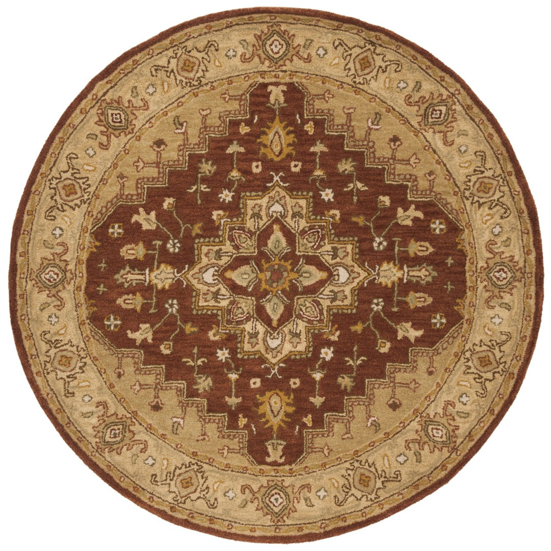 SAFAVIEH Heritage HG345A Handmade Rust / Gold Rug Image 1