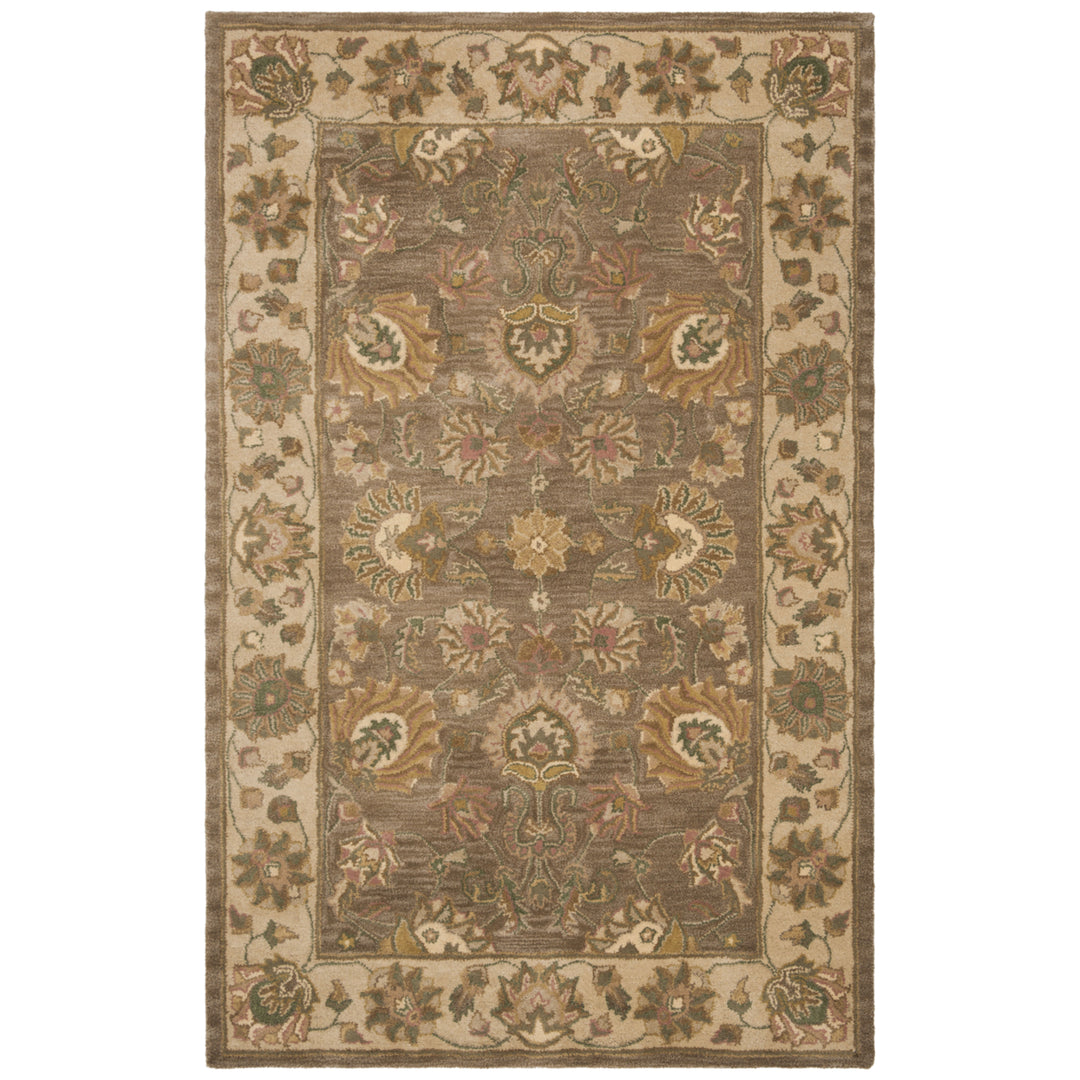 SAFAVIEH Heritage HG343K Handmade Brown / Ivory Rug Image 10