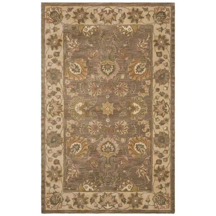 SAFAVIEH Heritage HG343K Handmade Brown / Ivory Rug Image 10