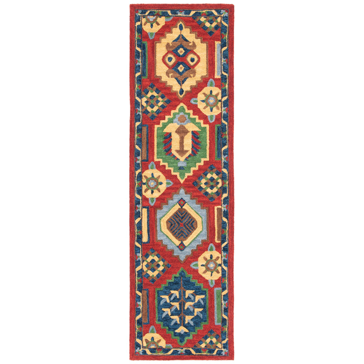 SAFAVIEH Heritage HG352Q Handmade Red / Gold Rug Image 5