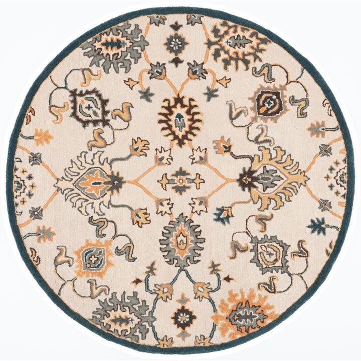 SAFAVIEH Heritage HG375B Handmade Beige / Ivory Rug Image 4