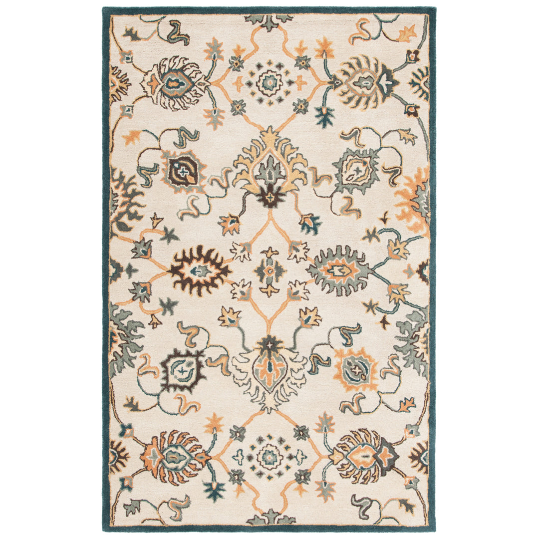 SAFAVIEH Heritage HG375B Handmade Beige / Ivory Rug Image 9