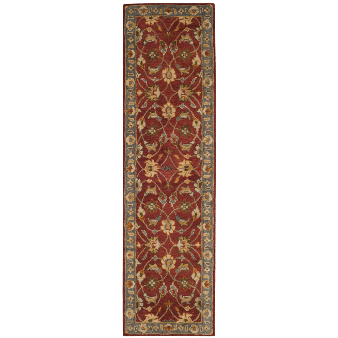 SAFAVIEH Heritage HG403A Handmade Red / Blue Rug Image 5