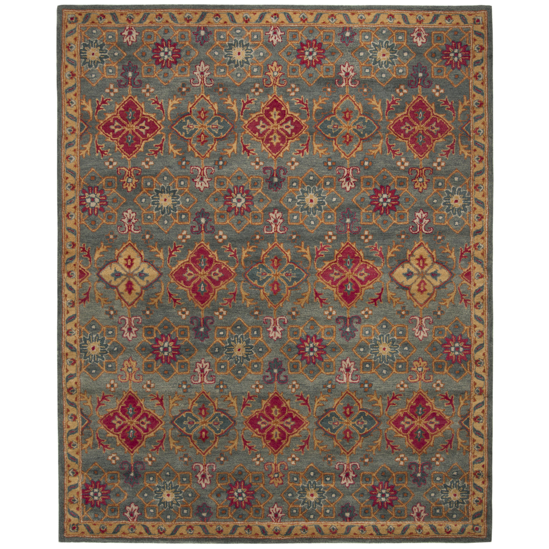 SAFAVIEH Heritage HG415H Handmade Charcoal / Multi Rug Image 1