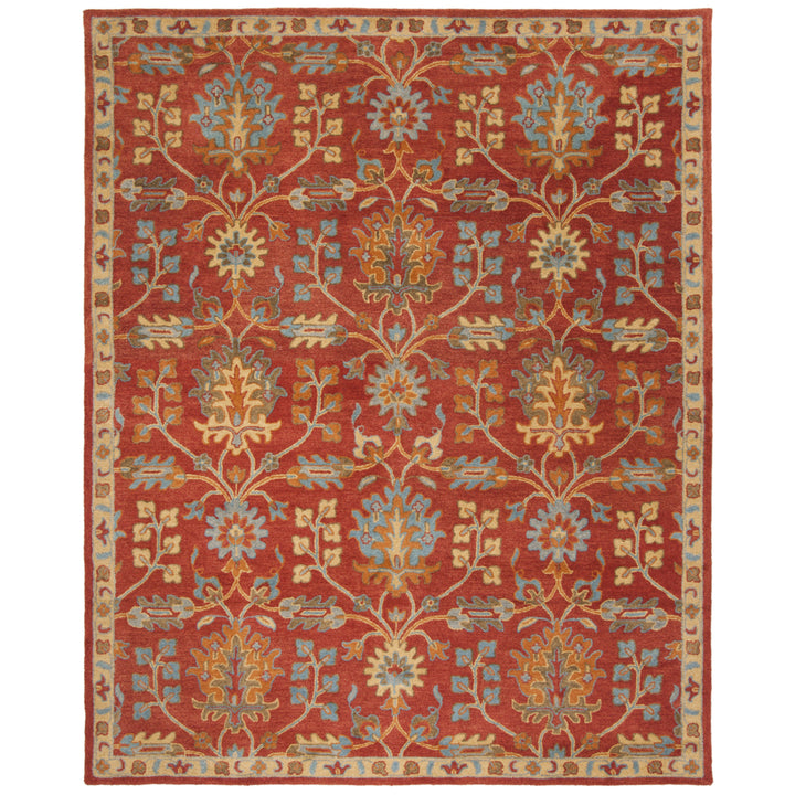 SAFAVIEH Heritage HG417Q Handmade Red / Multi Rug Image 1