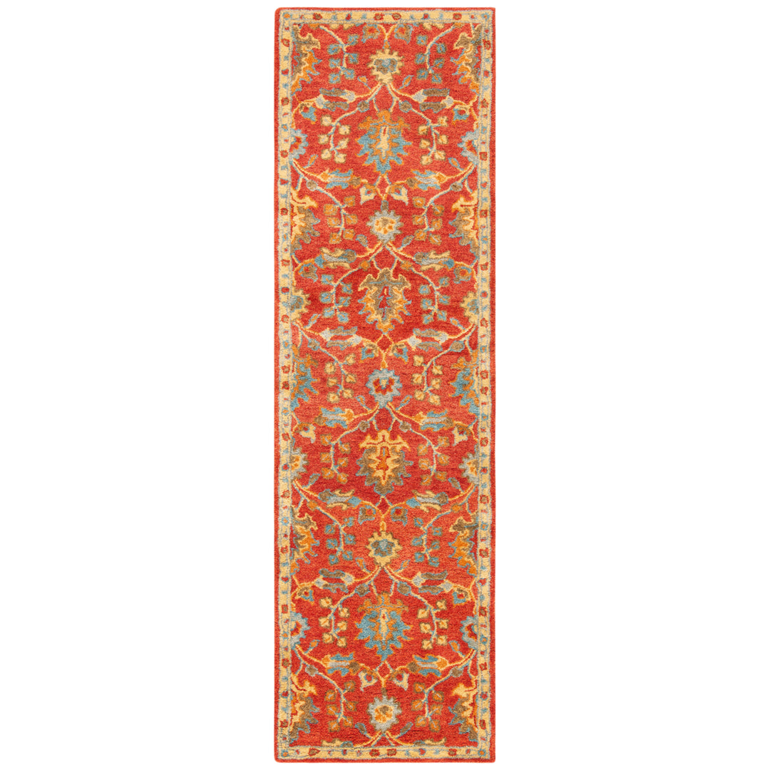 SAFAVIEH Heritage HG417Q Handmade Red / Multi Rug Image 5