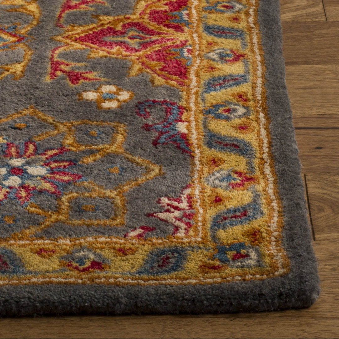 SAFAVIEH Heritage HG415H Handmade Charcoal / Multi Rug Image 7