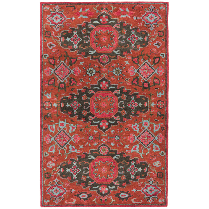 SAFAVIEH Heritage HG419P Handmade Rust / Multi Rug Image 9