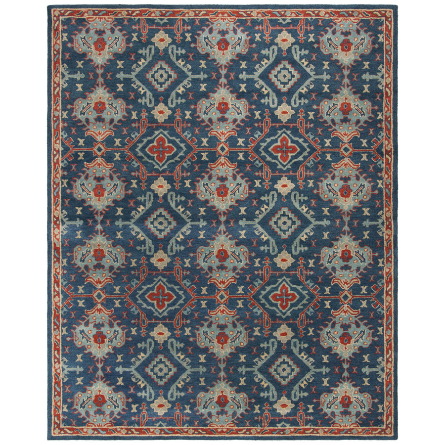 SAFAVIEH Heritage HG422M Handmade Blue / Multi Rug Image 1