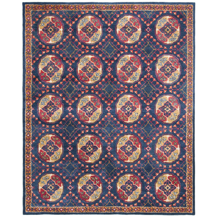 SAFAVIEH Heritage HG424N Handmade Navy / Red Rug Image 1