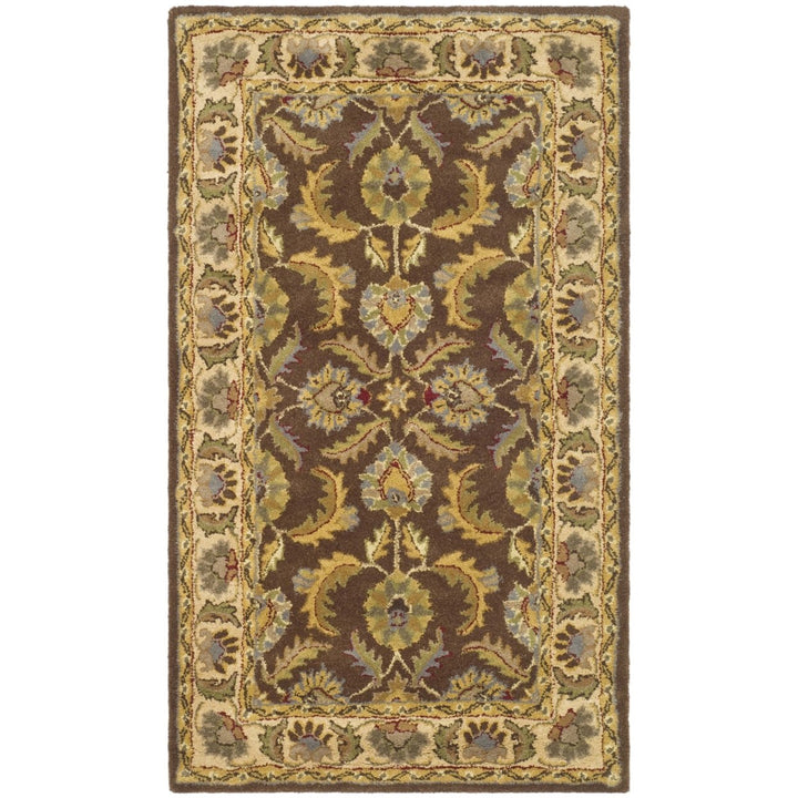 SAFAVIEH Heritage HG451A Handmade Brown / Ivory Rug Image 1