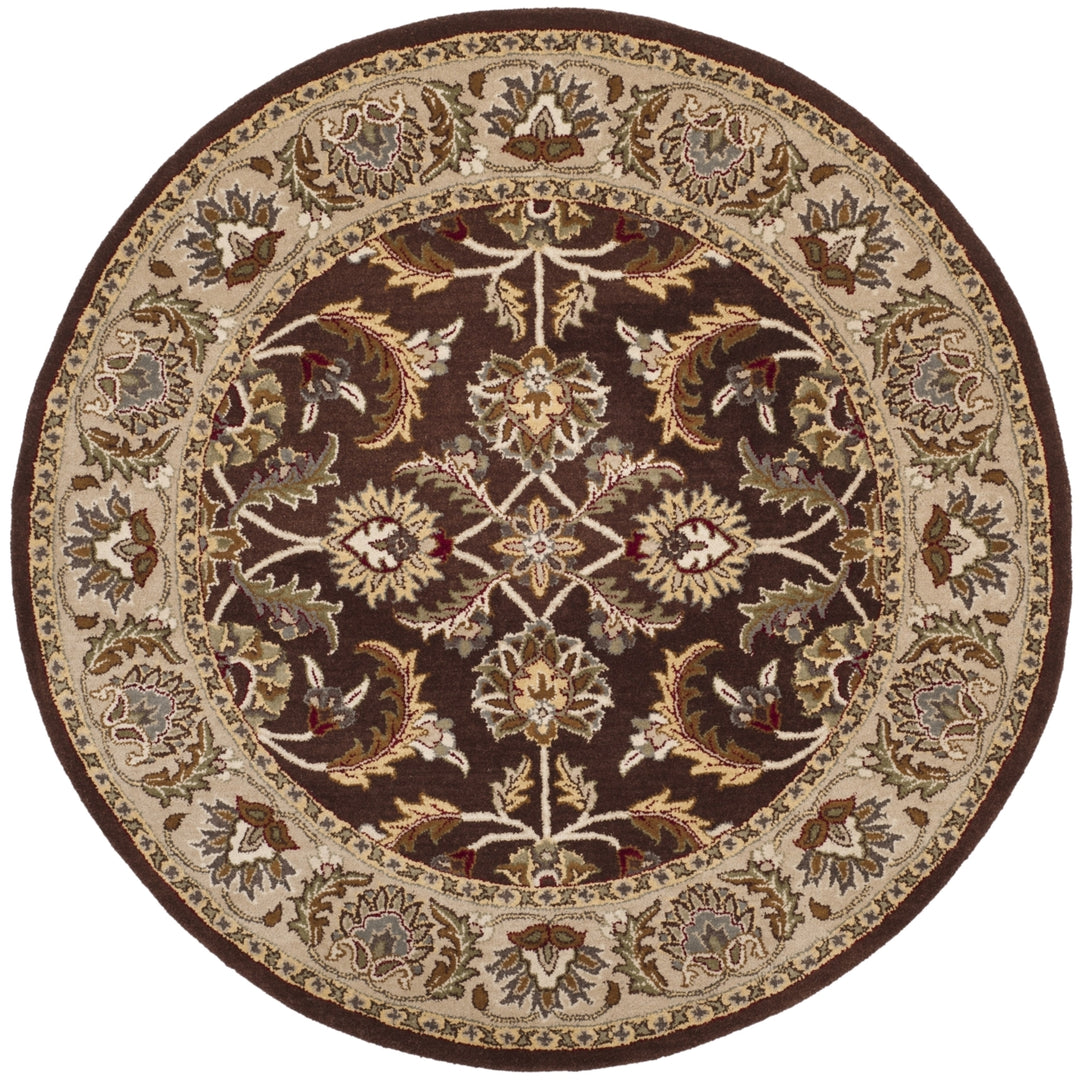 SAFAVIEH Heritage HG451A Handmade Brown / Ivory Rug Image 4