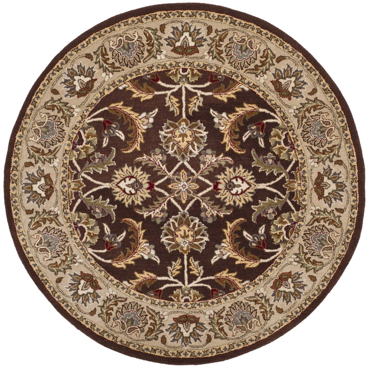 SAFAVIEH Heritage HG451A Handmade Brown / Ivory Rug Image 4