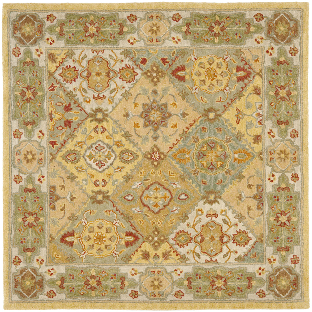 SAFAVIEH Heritage HG512C Handmade Multi / Ivory Rug Image 6