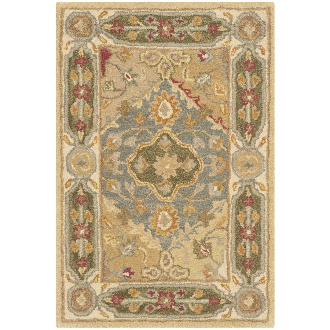 SAFAVIEH Heritage HG512C Handmade Multi / Ivory Rug Image 9