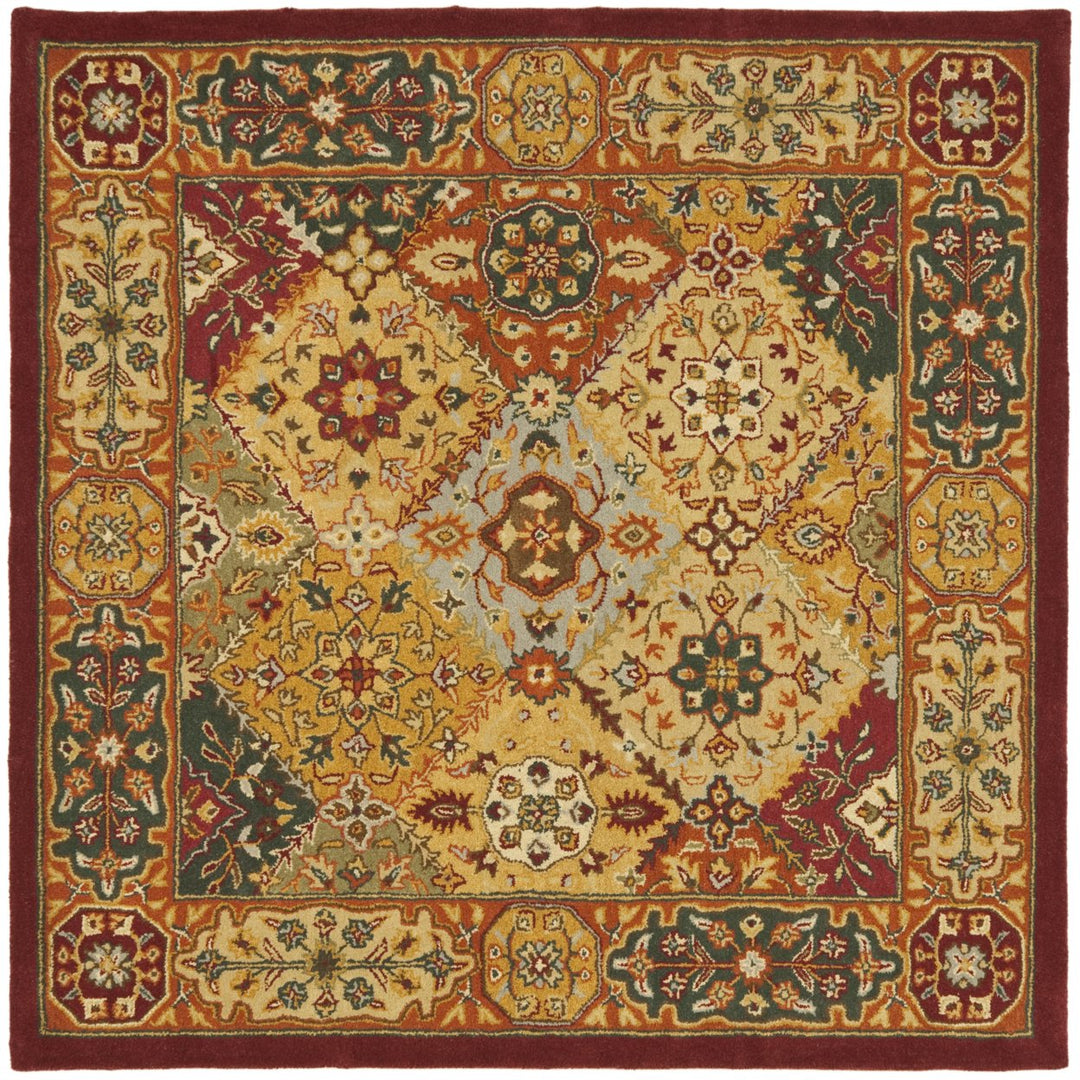 SAFAVIEH Heritage Collection HG512A Handmade Multi Rug Image 1