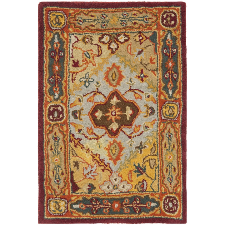 SAFAVIEH Heritage Collection HG512A Handmade Multi Rug Image 3