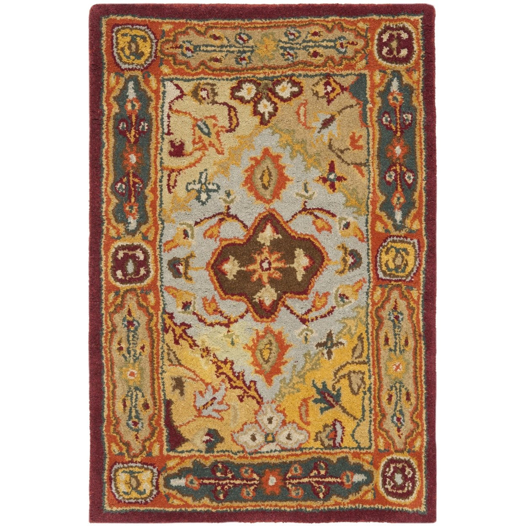 SAFAVIEH Heritage Collection HG512A Handmade Multi Rug Image 1