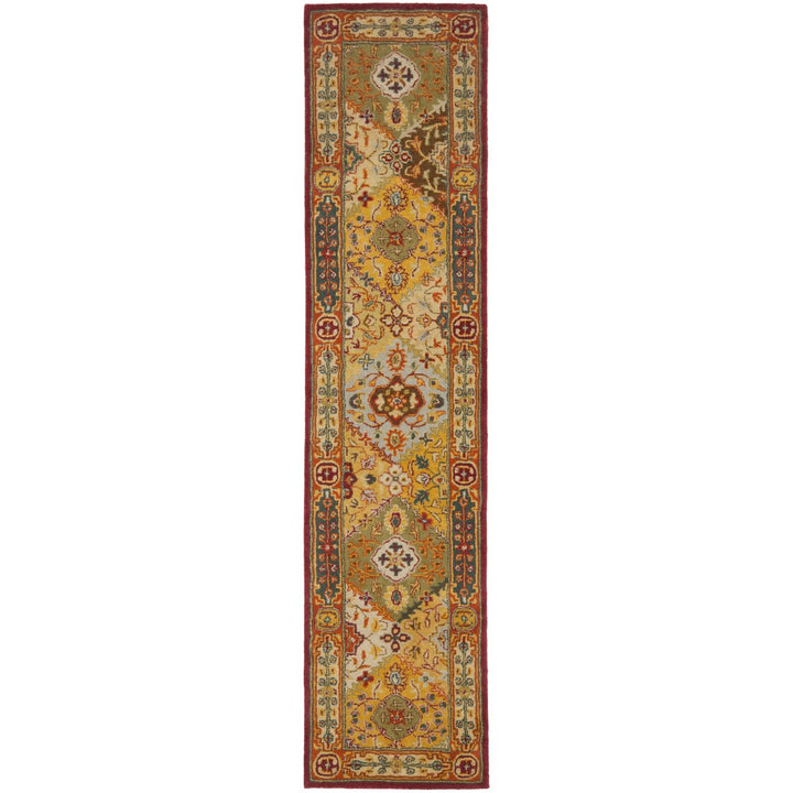 SAFAVIEH Heritage Collection HG512A Handmade Multi Rug Image 1