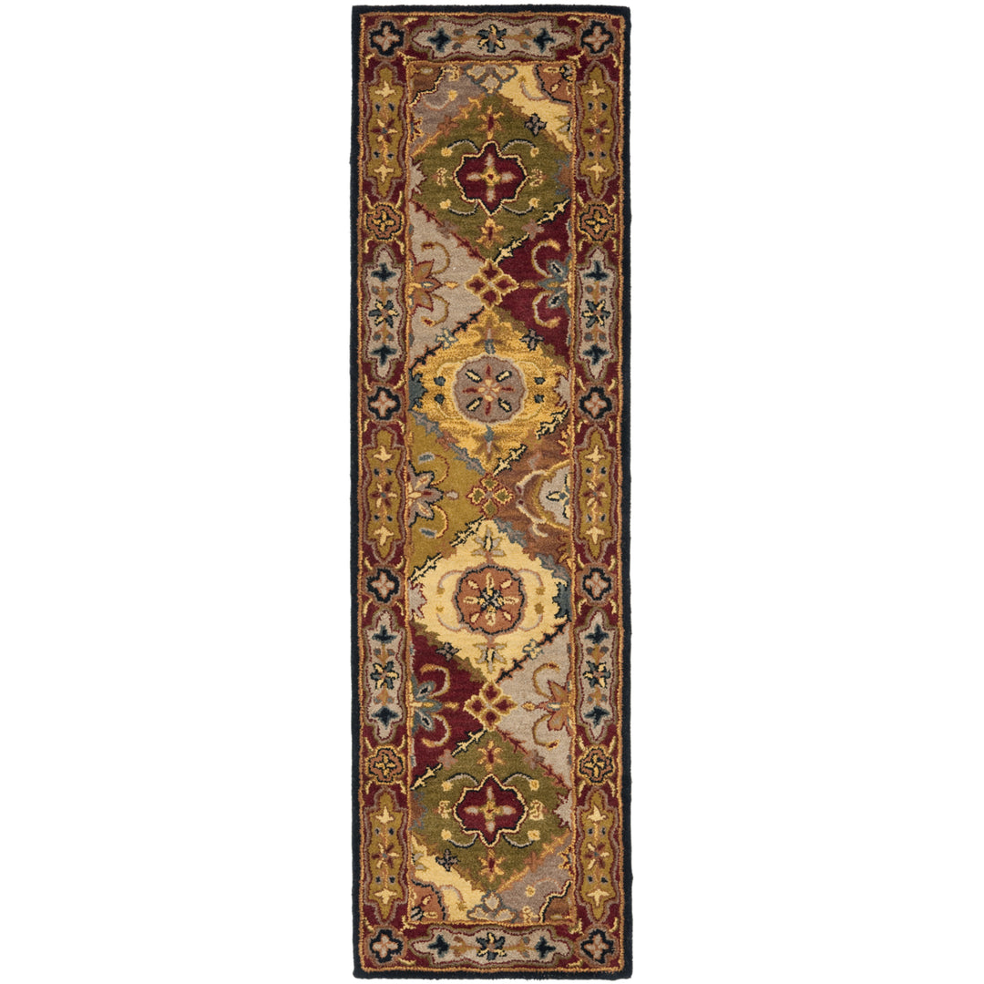 SAFAVIEH Heritage HG512B Handmade Multi / Red Rug Image 5