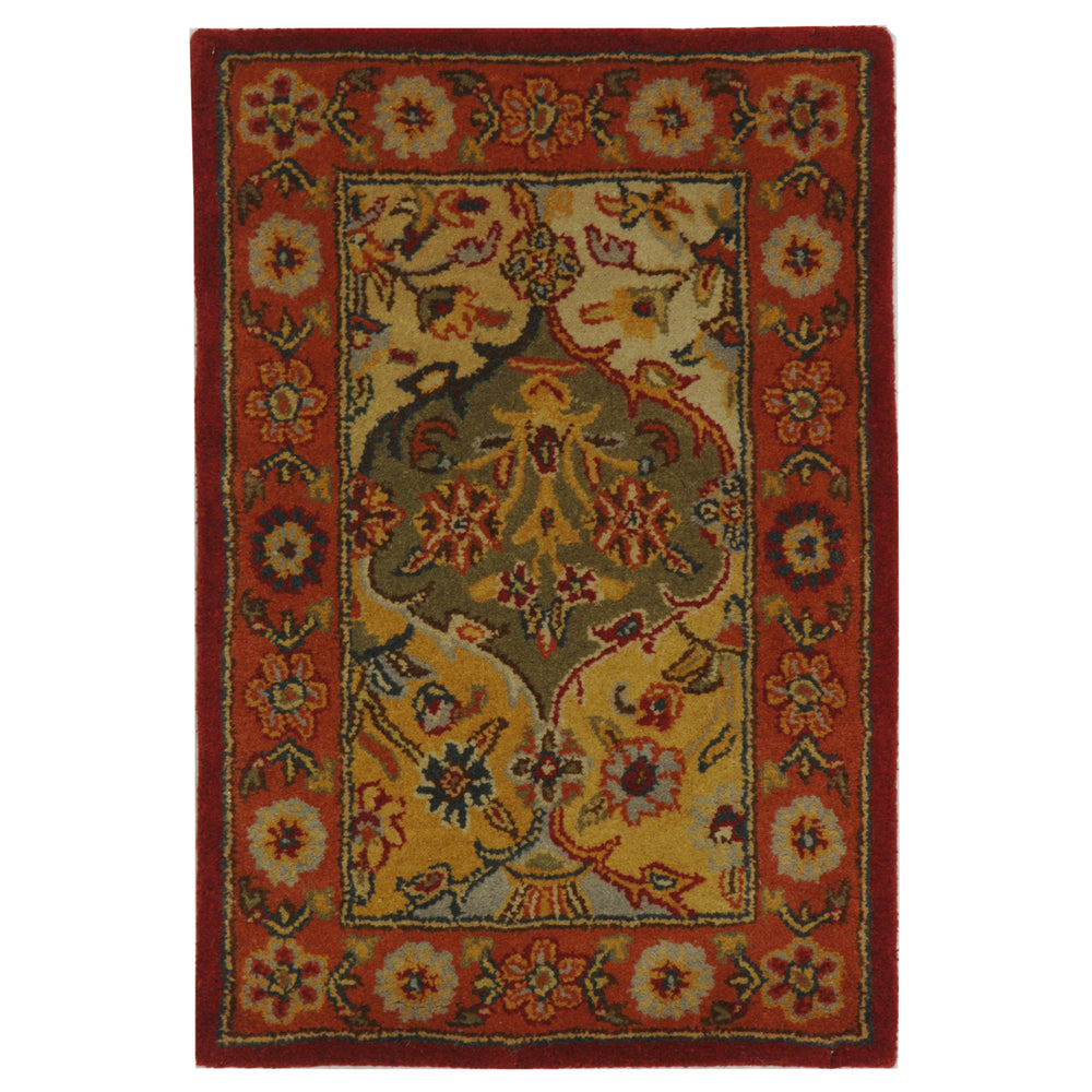 SAFAVIEH Heritage HG510B Handmade Multi / Red Rug Image 2