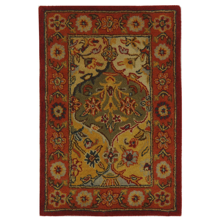 SAFAVIEH Heritage HG510B Handmade Multi / Red Rug Image 1