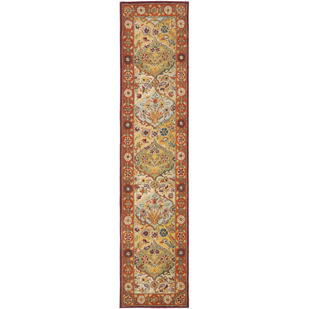 SAFAVIEH Heritage HG510B Handmade Multi / Red Rug Image 3