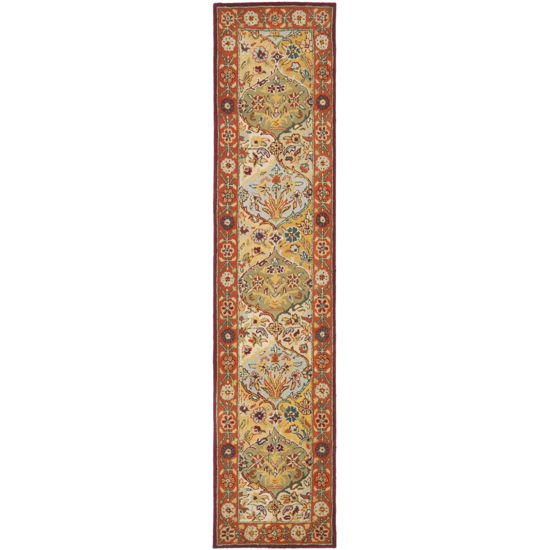 SAFAVIEH Heritage HG510B Handmade Multi / Red Rug Image 1