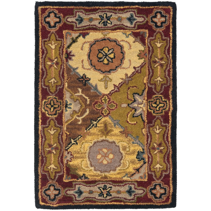 SAFAVIEH Heritage HG512B Handmade Multi / Red Rug Image 1