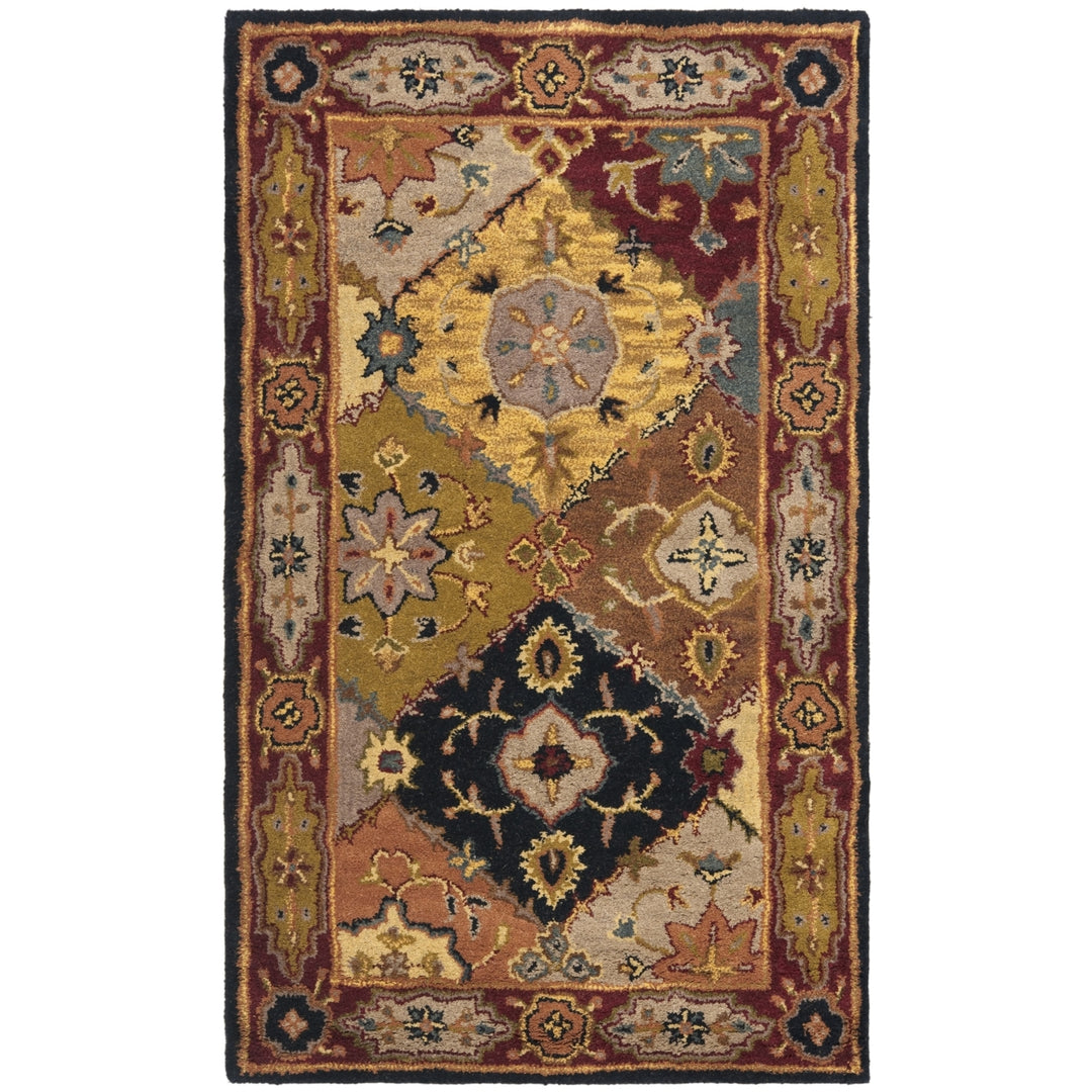 SAFAVIEH Heritage HG512B Handmade Multi / Red Rug Image 9