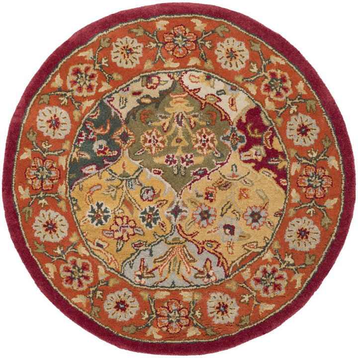 SAFAVIEH Heritage HG510B Handmade Multi / Red Rug Image 1