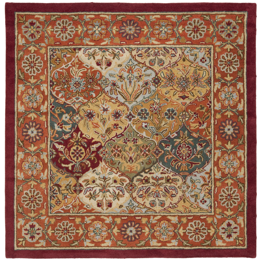 SAFAVIEH Heritage HG510B Handmade Multi / Red Rug Image 6