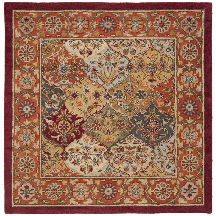 SAFAVIEH Heritage HG510B Handmade Multi / Red Rug Image 6