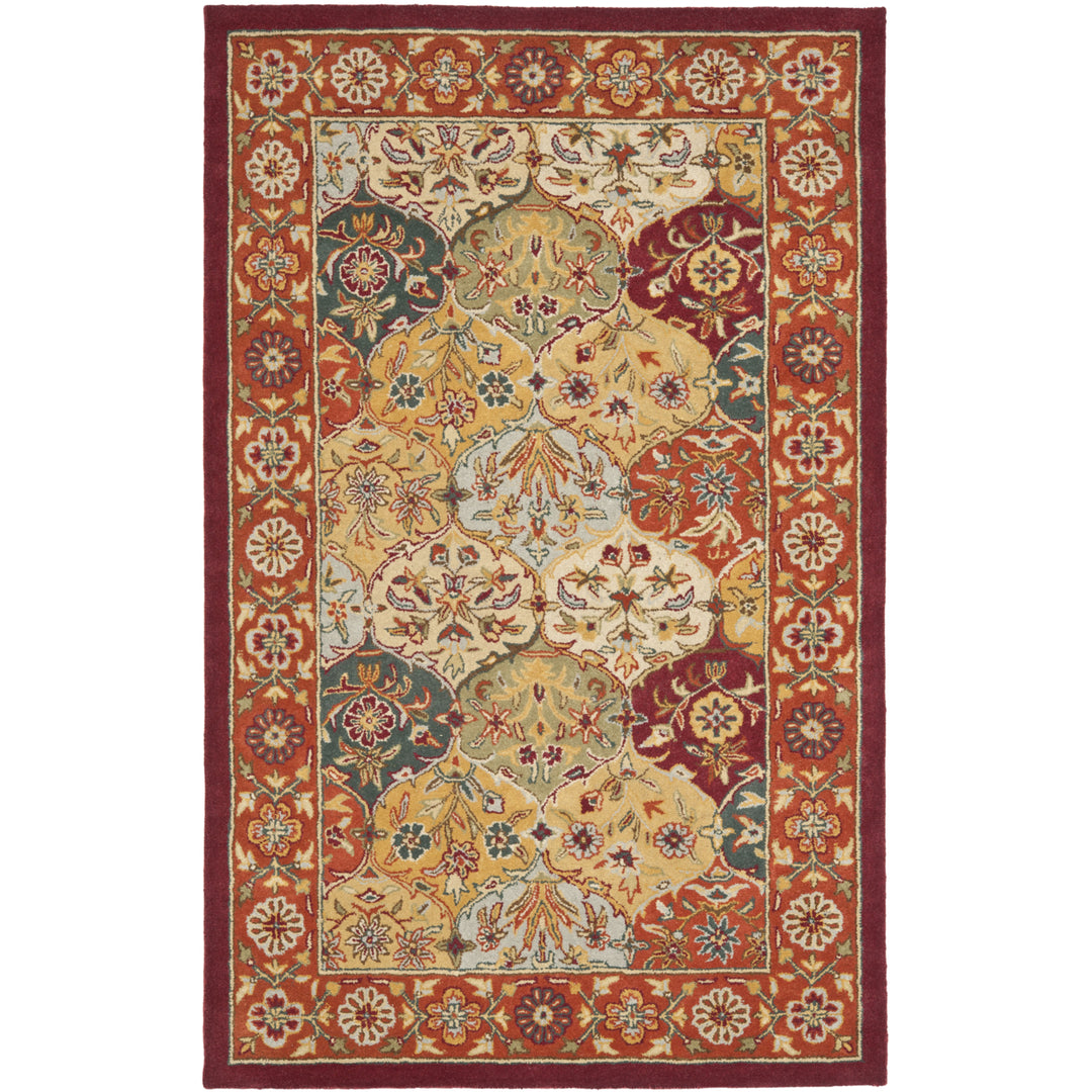 SAFAVIEH Heritage HG510B Handmade Multi / Red Rug Image 7