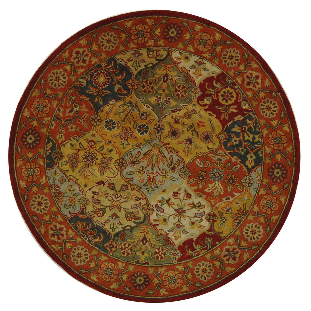 SAFAVIEH Heritage HG510B Handmade Multi / Red Rug Image 8