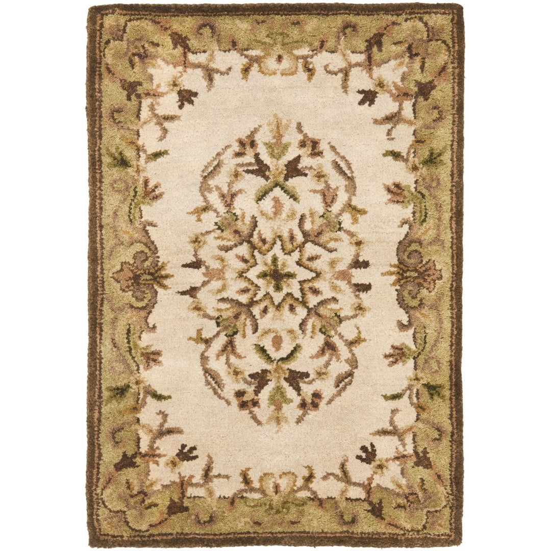 SAFAVIEH Heritage HG640A Handmade Beige / Green Rug Image 7