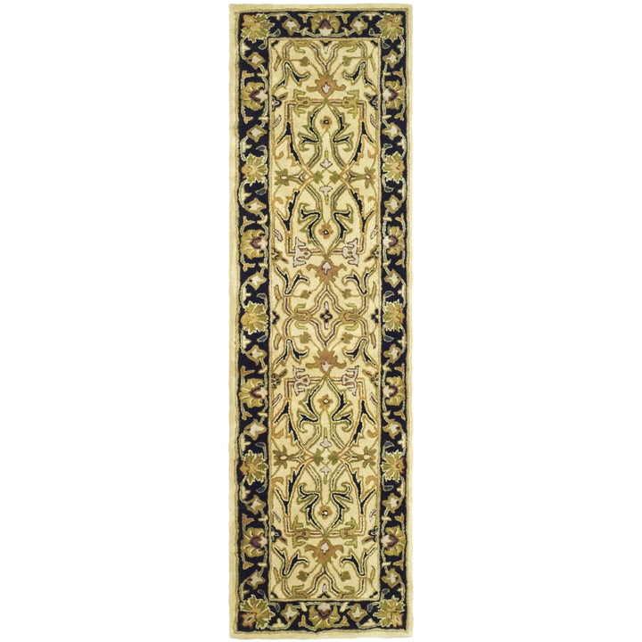 SAFAVIEH Heritage HG644C Handmade Ivory / Black Rug Image 4