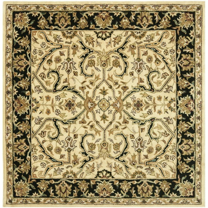 SAFAVIEH Heritage HG644C Handmade Ivory / Black Rug Image 5