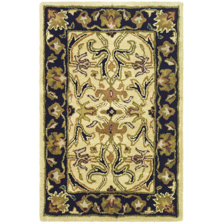 SAFAVIEH Heritage HG644C Handmade Ivory / Black Rug Image 7