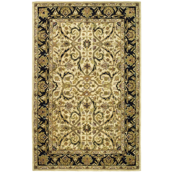 SAFAVIEH Heritage HG644C Handmade Ivory / Black Rug Image 9