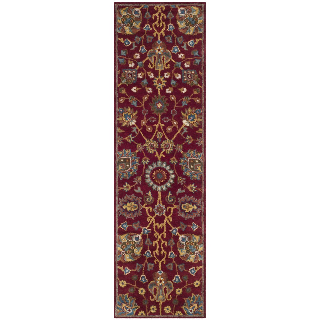 SAFAVIEH Heritage Collection HG655A Handmade Red Rug Image 5