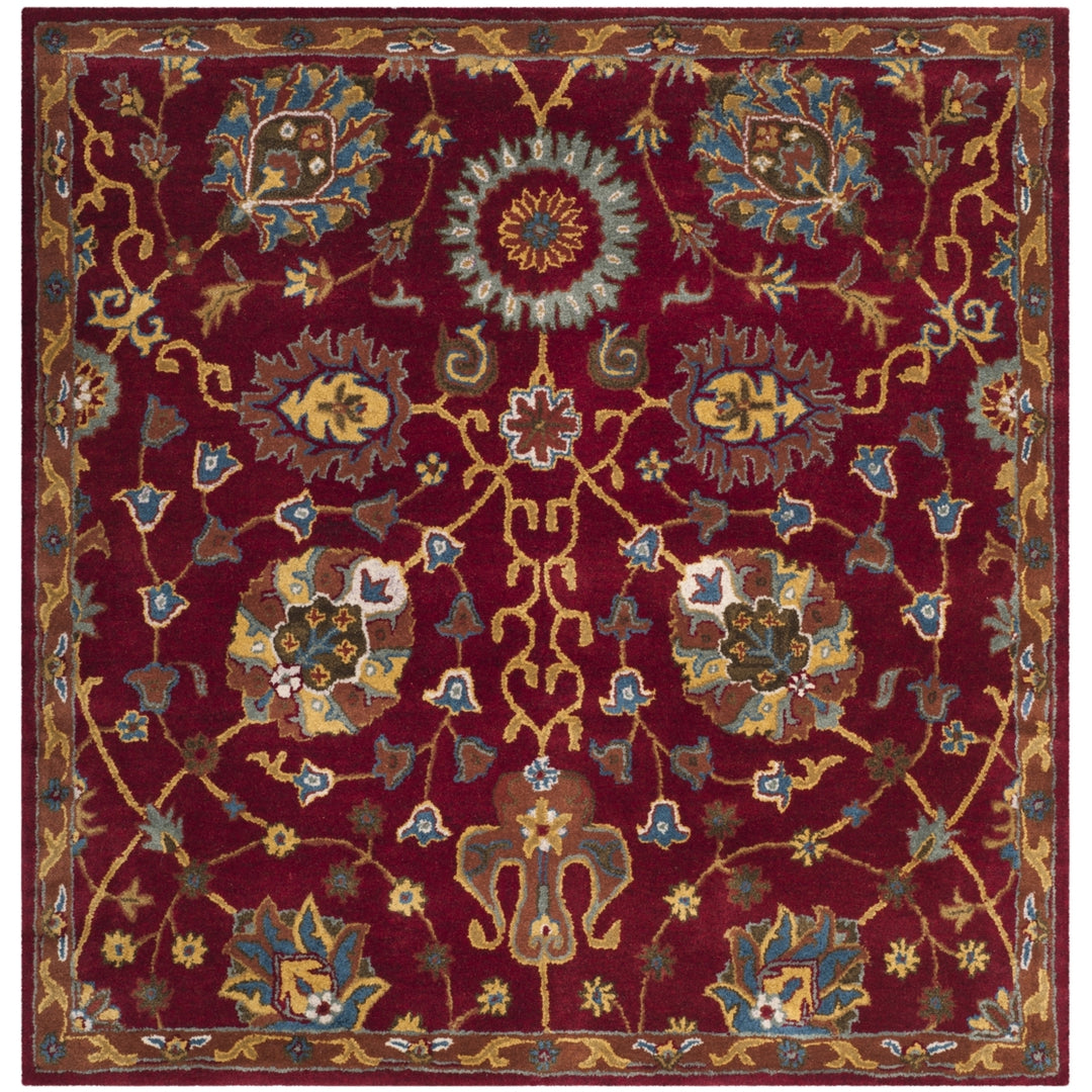 SAFAVIEH Heritage Collection HG655A Handmade Red Rug Image 6